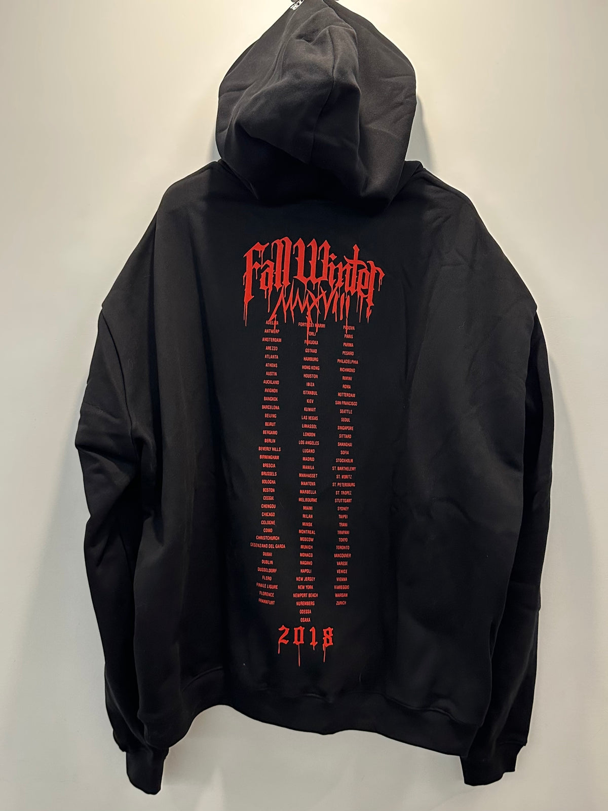 VTM 2018 “Blood Drip” Heavy Metal Tour Hoodie Heavyweight Oversized Opium Carti