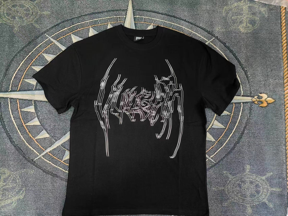 Revenge 24SS God’s Eye Puffy Print Short-Sleeve T-Shirt