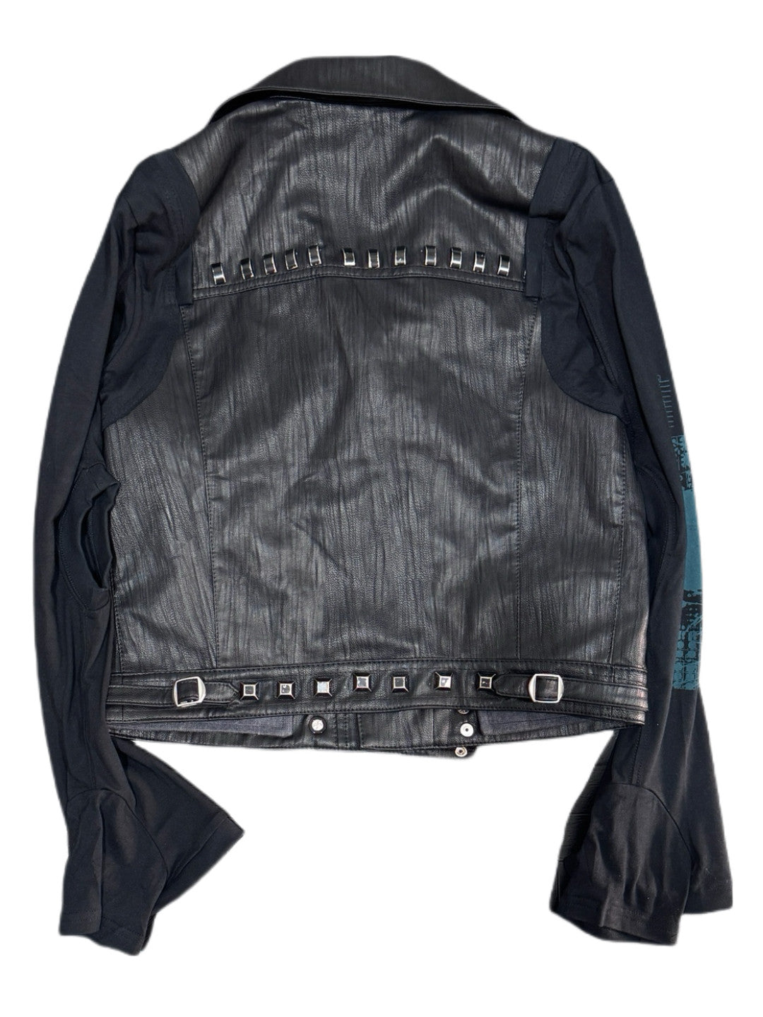 UNDERCOVER 06SS ’T’ Collection: Archive Studded Deconstructed Leather Jacket