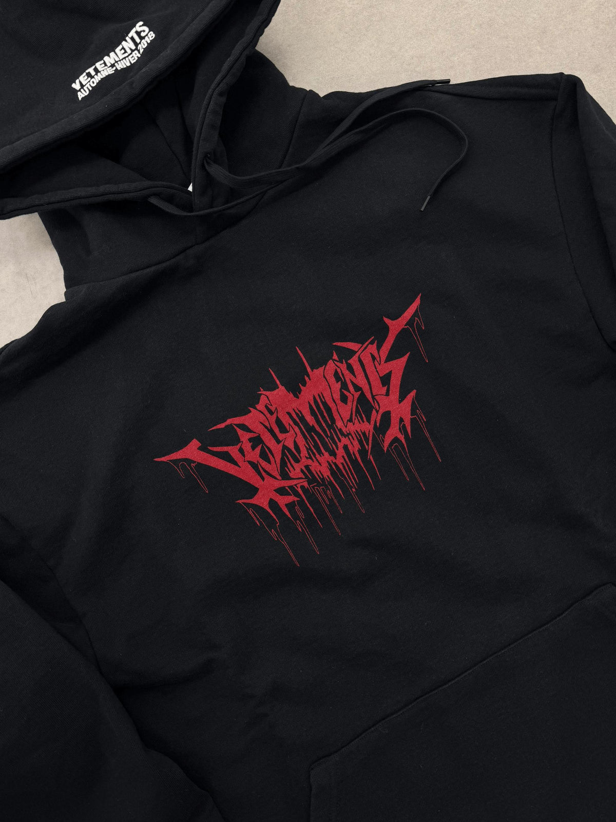 VTM 2018 “Blood Drip” Heavy Metal Tour Hoodie Heavyweight Oversized Opium Carti