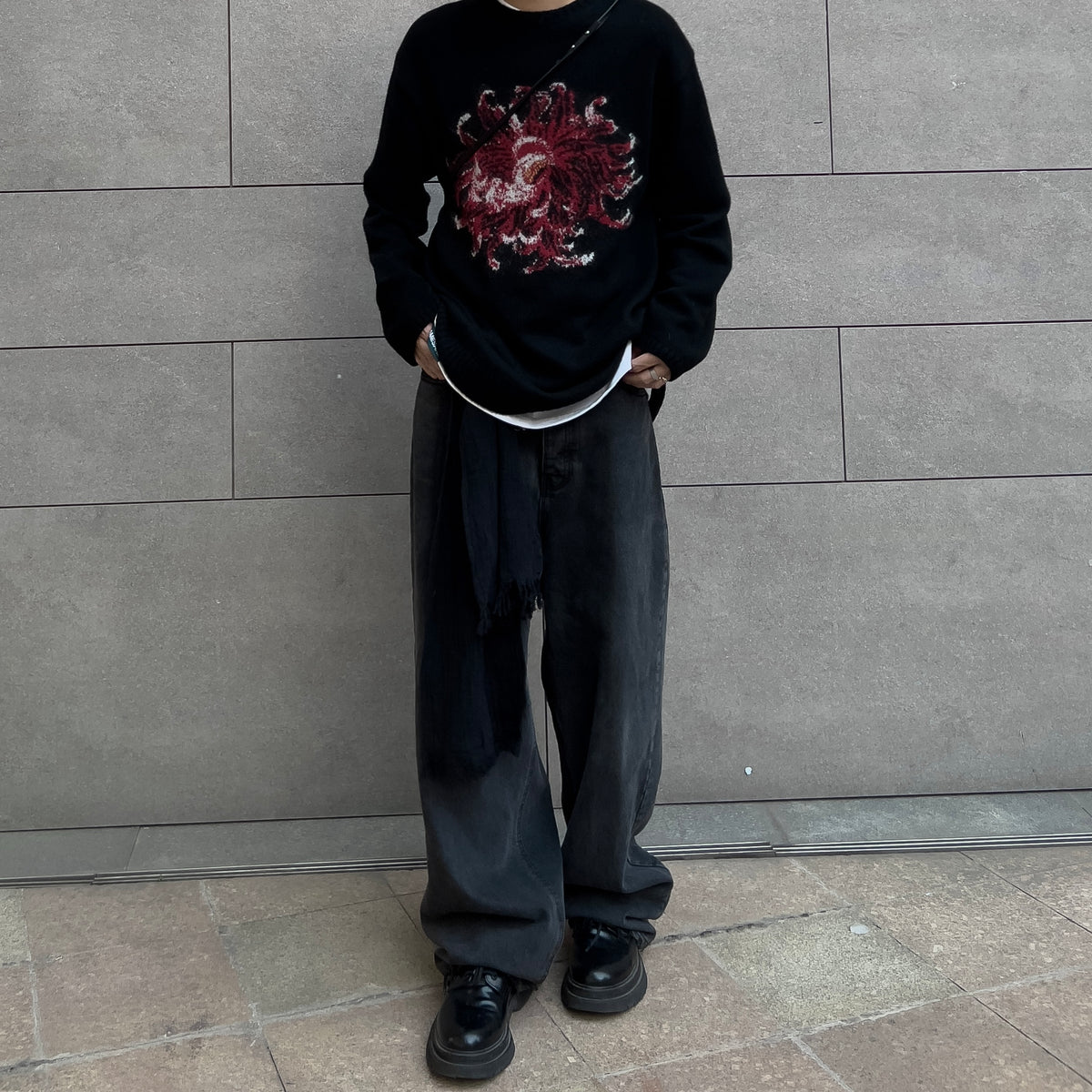 Yohji / Dahlia 花と少年 ’Flower & Youth’ Mohair Wool Knit Sweater