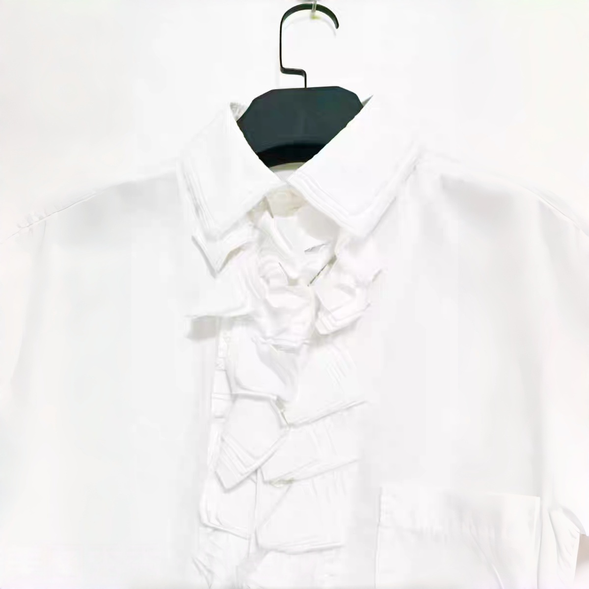 Yohji Medieval Court Shirt - Triple Collar Floral Print Cotton Blouse