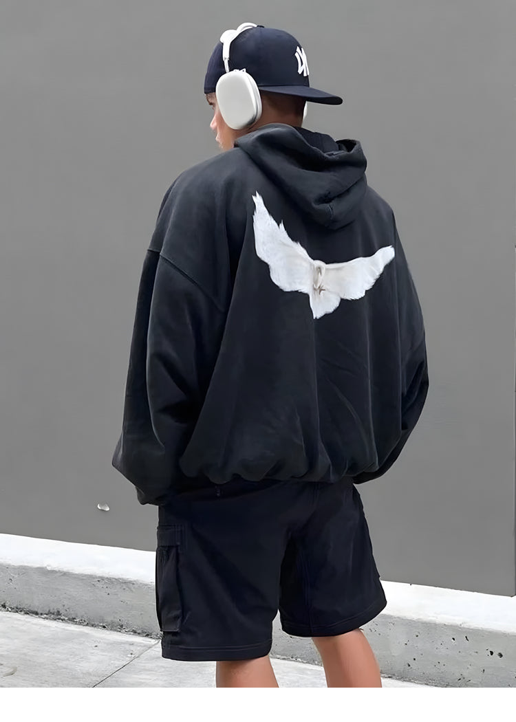 Kanye X Peace Dove X GAP Triple Collaboration Heavyweight Loose Hoodie Sweatshirt