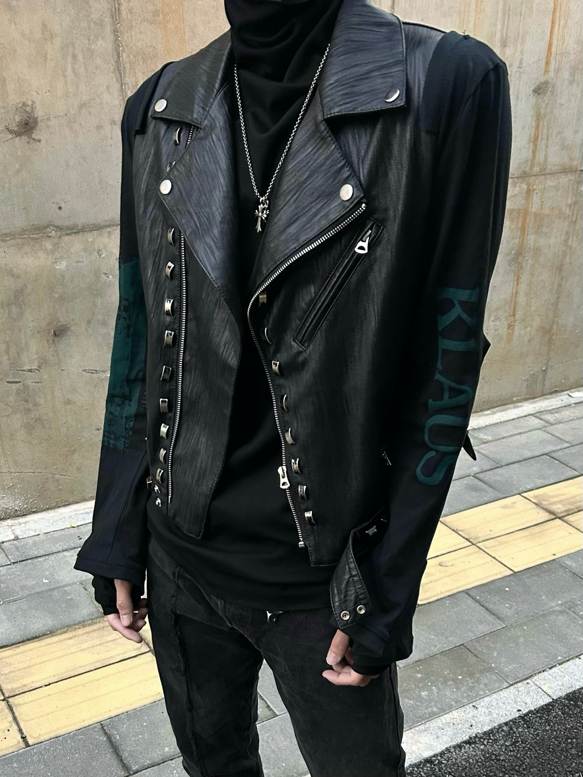 UNDERCOVER 06SS ’T’ Collection: Archive Studded Deconstructed Leather Jacket