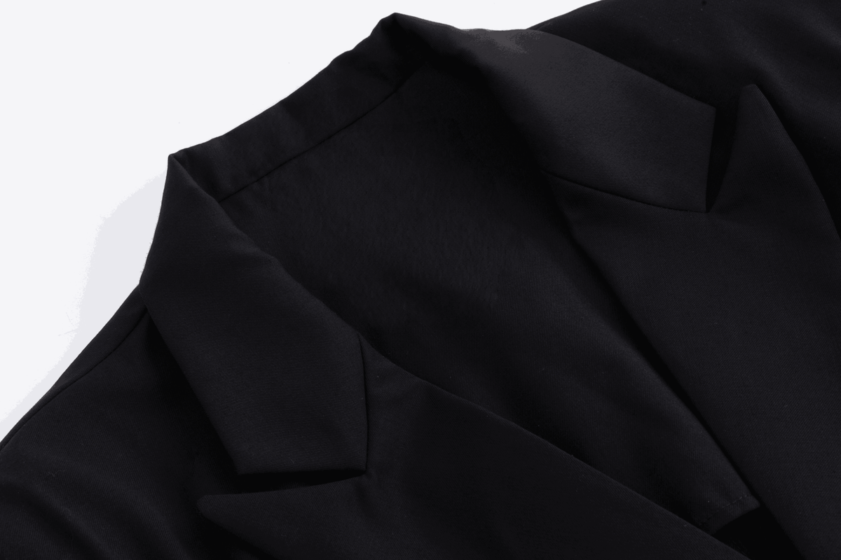 Yohji ’Flower & Youth’ Wool Blazer - Lotus Cut-Out Detailing