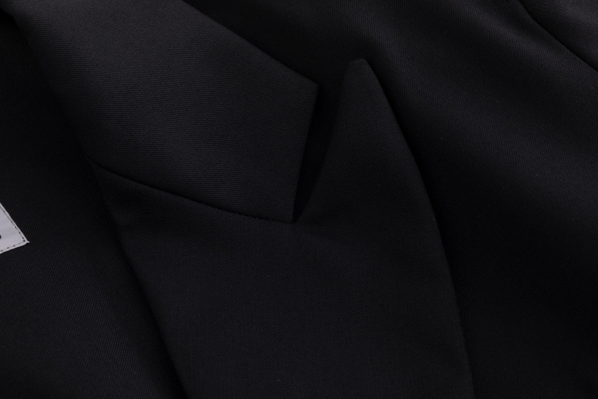 Yohji ’Flower & Youth’ Wool Blazer - Lotus Cut-Out Detailing