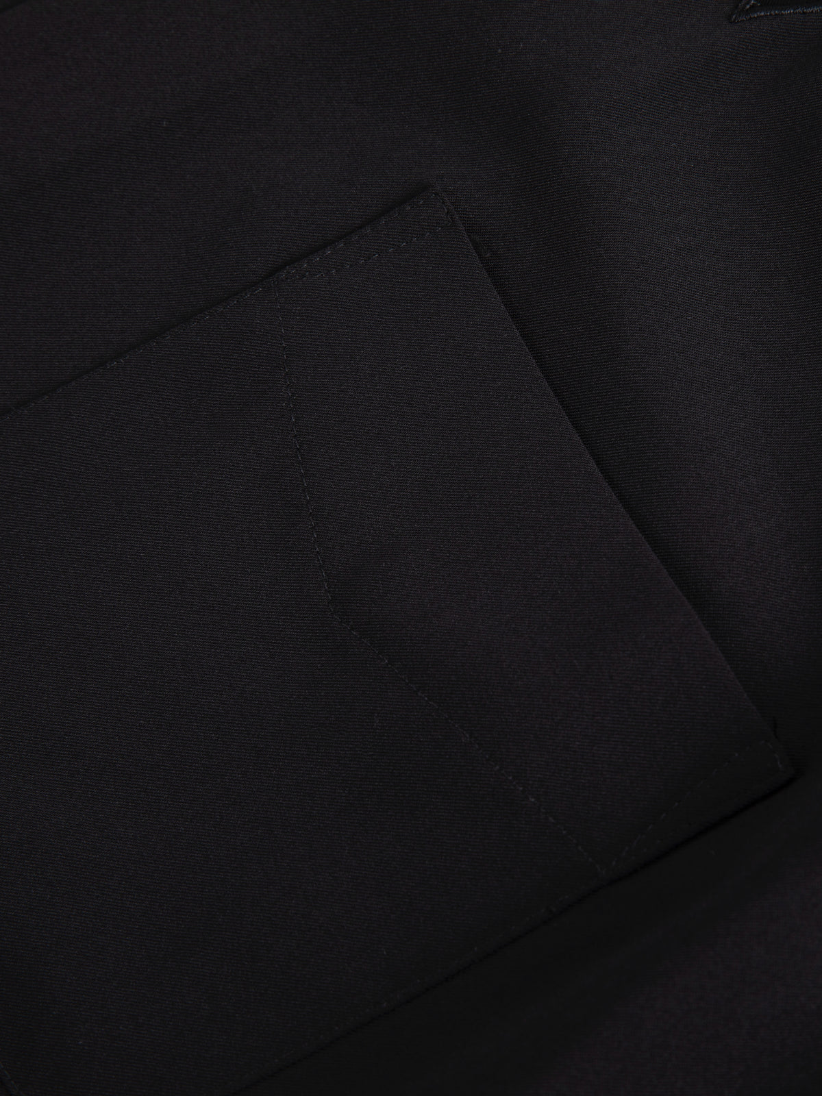Yohji ’Flower & Youth’ Wool Shirt Jacket - Cherry Blossom Cut-Out Detailing