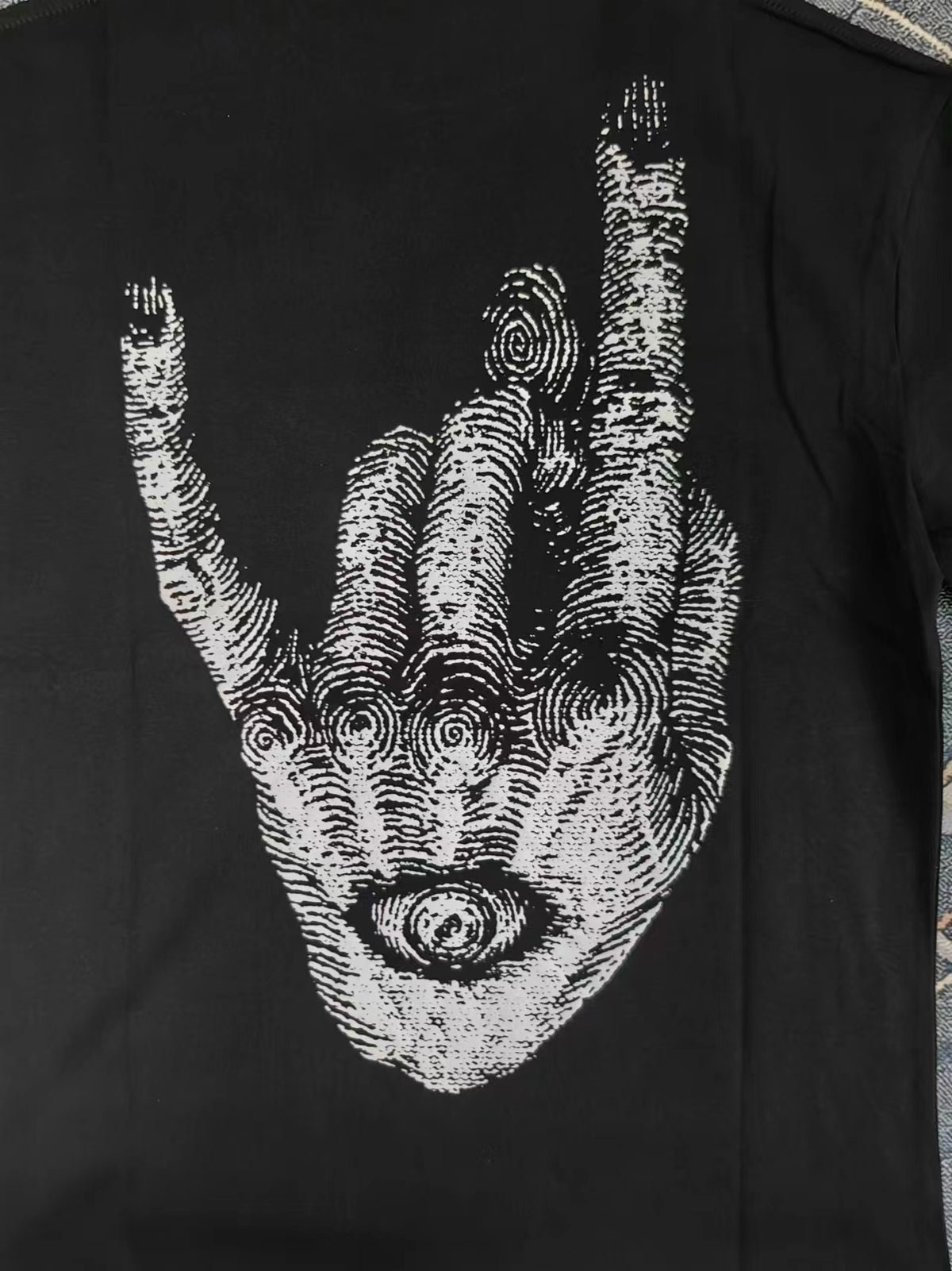 Revenge 24SS God’s Eye Puffy Print Short-Sleeve T-Shirt