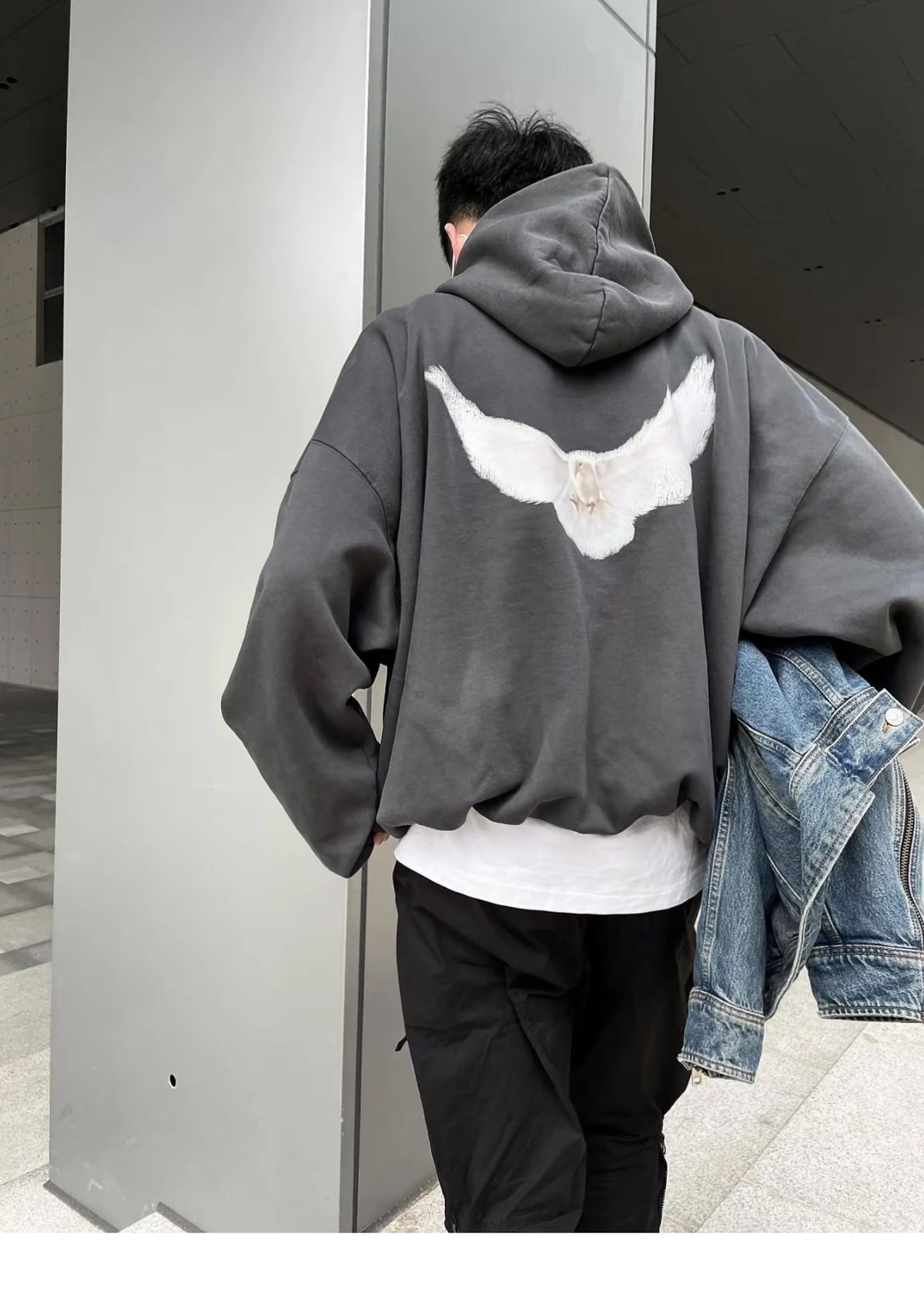 Kanye X Peace Dove X GAP Triple Collaboration Heavyweight Loose Hoodie Sweatshirt