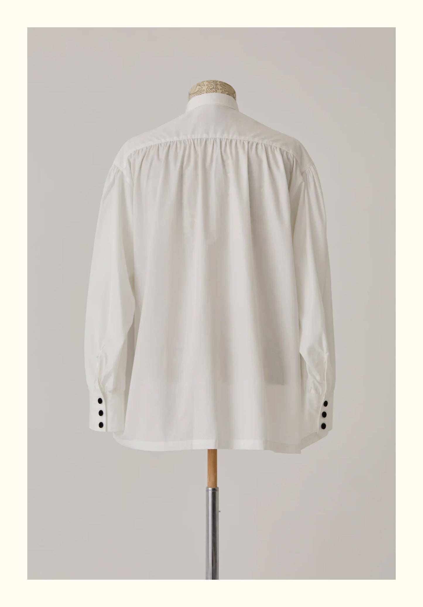 Nemeth 22SS All-Over Knot Print Shirt – Cotton Loose Fit Long Sleeve
