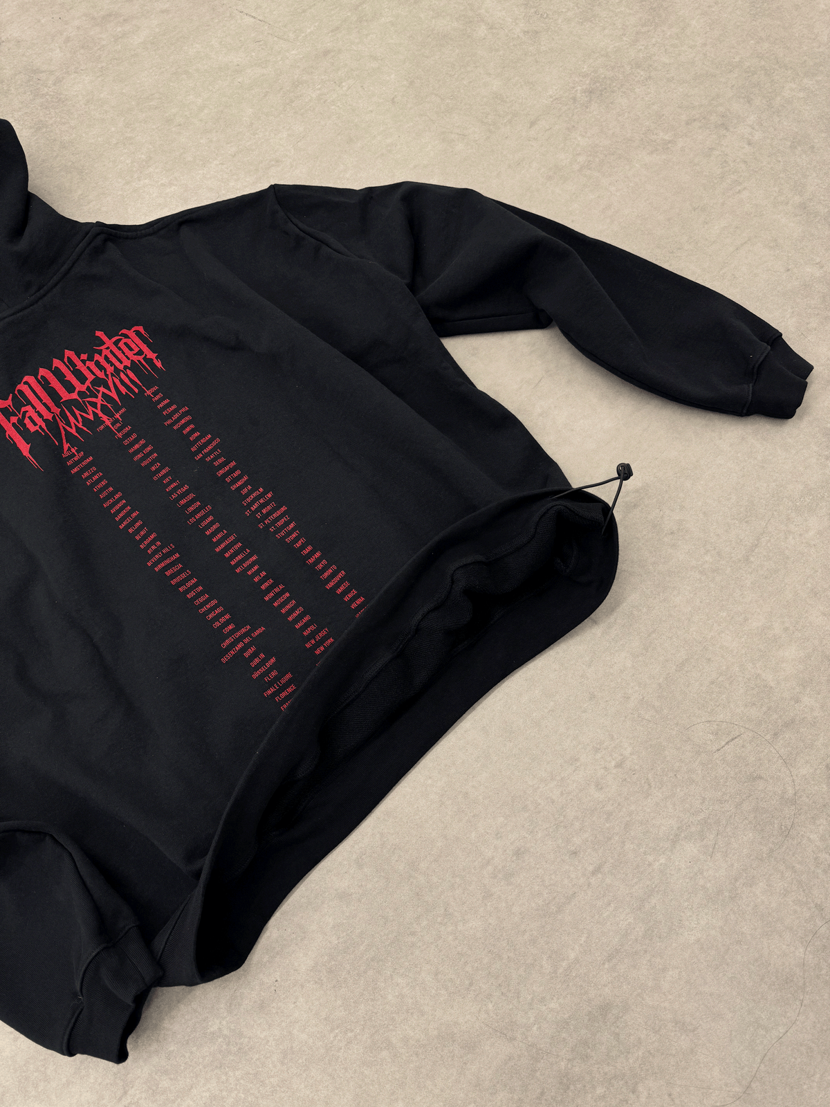 VTM 2018 “Blood Drip” Heavy Metal Tour Hoodie Heavyweight Oversized Opium Carti