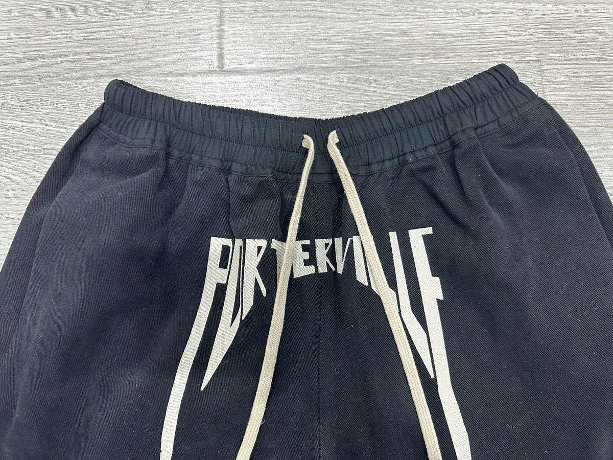 RO ACBT Boxing Shorts - Heavyweight Embroidered Logo Drawstring Cropped Pants