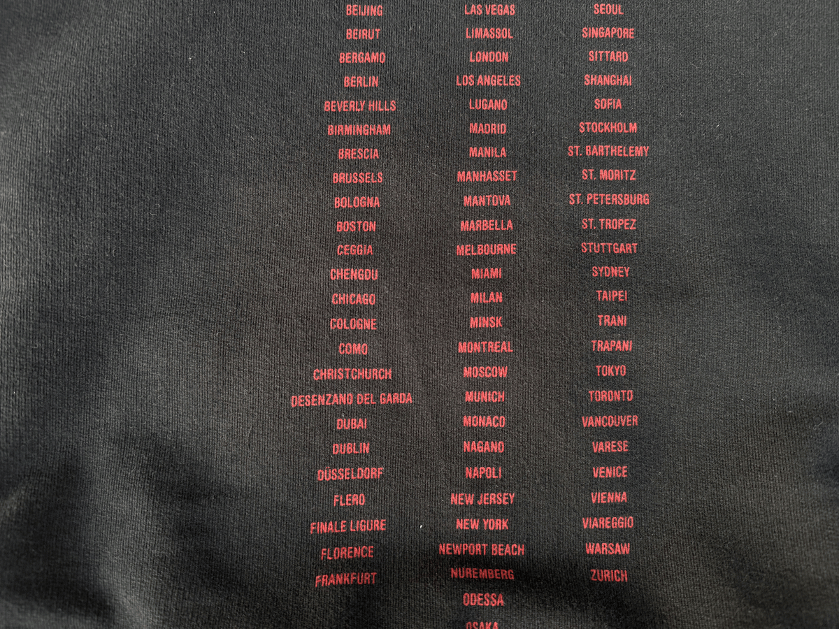 VTM 2018 “Blood Drip” Heavy Metal Tour Hoodie Heavyweight Oversized Opium Carti