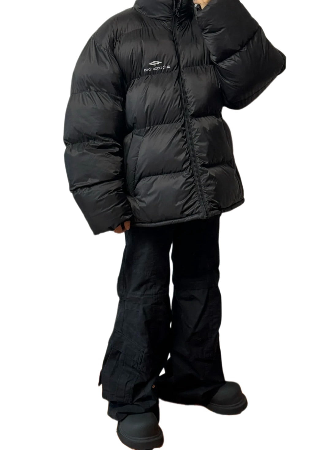 Skiwear 3M Reflective Nylon Puffer Jacket - Technical Shell Thermal Padding