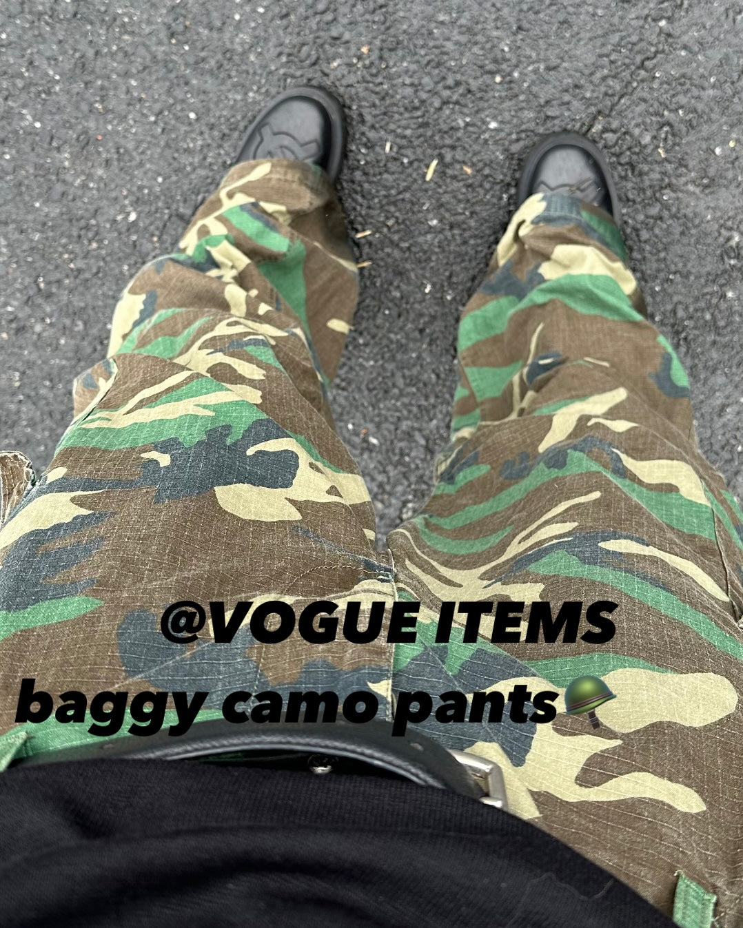 Vintage M65 Remake Camo Work Pants - Baggy Wide-Leg Trousers Playboi Carti