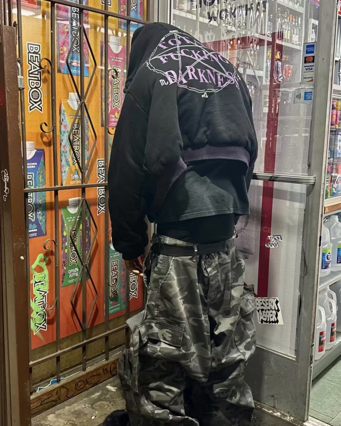 Revised Vetements 16FW TFD & Gun Club Reversible Bomber Jacket