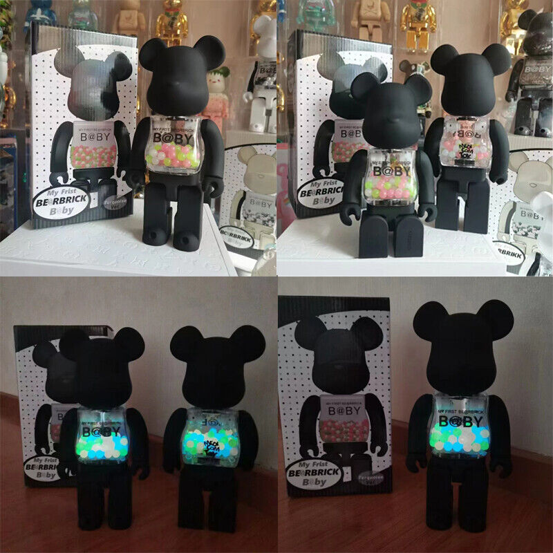 BE@RBRICK 400% Wolf X Goat Building Block Violent Bear Collectible Figure Gift