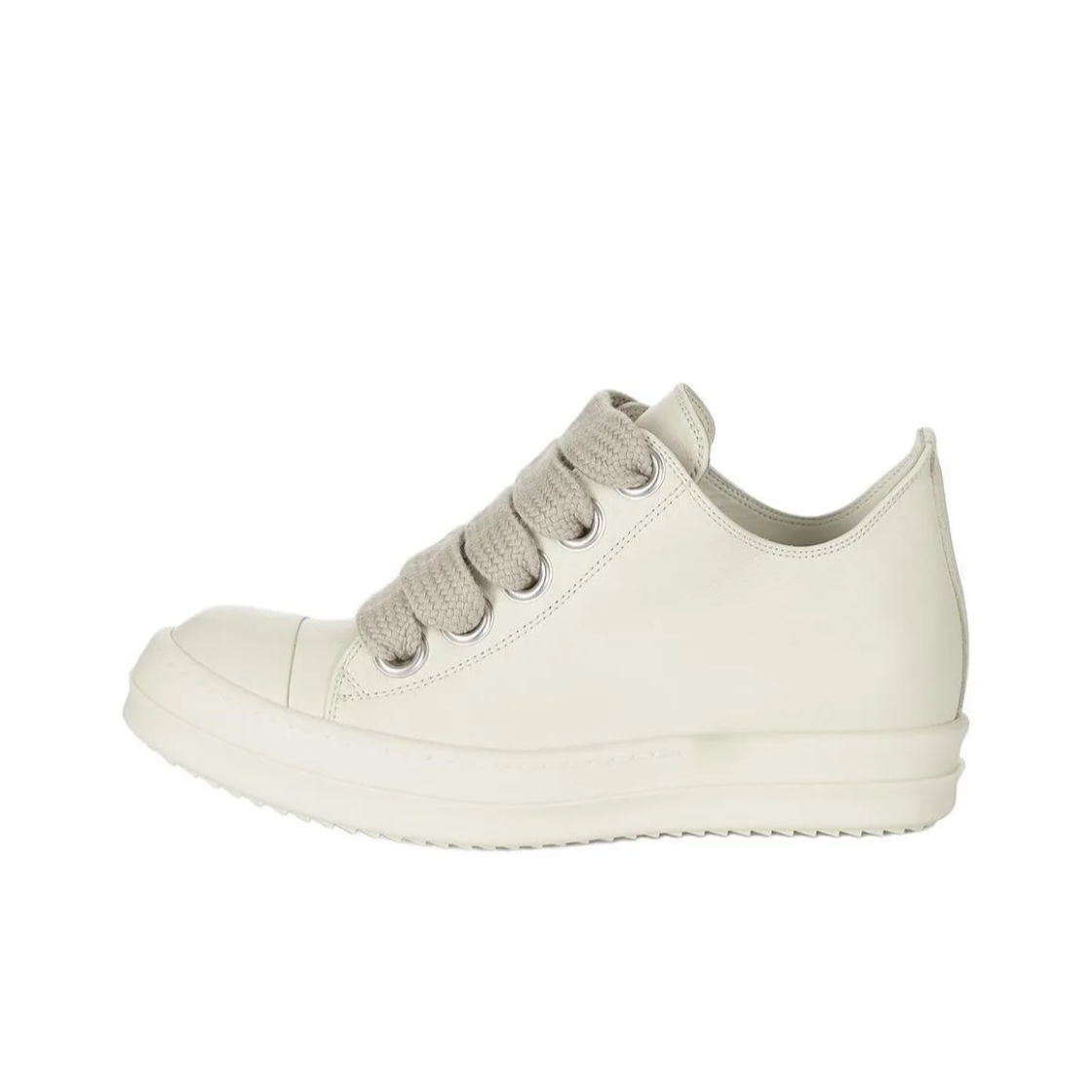RO Mainline Leather Low Sneaker - RICK OWENS Vanilla Sole - donclickin