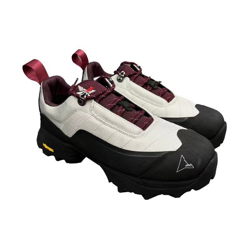 ROA POYANA Chunky Gorpcore Outdoor Boots - Height-Increasing Hiking Sneakers Size available 36~46 / White - donclickin