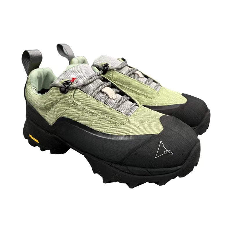ROA POYANA Chunky Gorpcore Outdoor Boots - Height-Increasing Hiking Sneakers Size available 36~46 / Green - donclickin