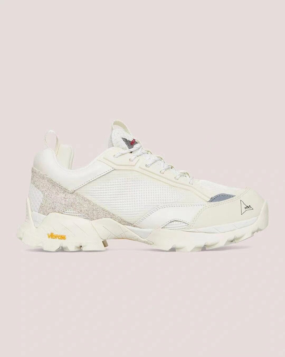 ROA POYANA Chunky Gorpcore Outdoor Boots - Height-Increasing Hiking Sneakers Size available 36~46 / Mesh reflectivity White - donclickin
