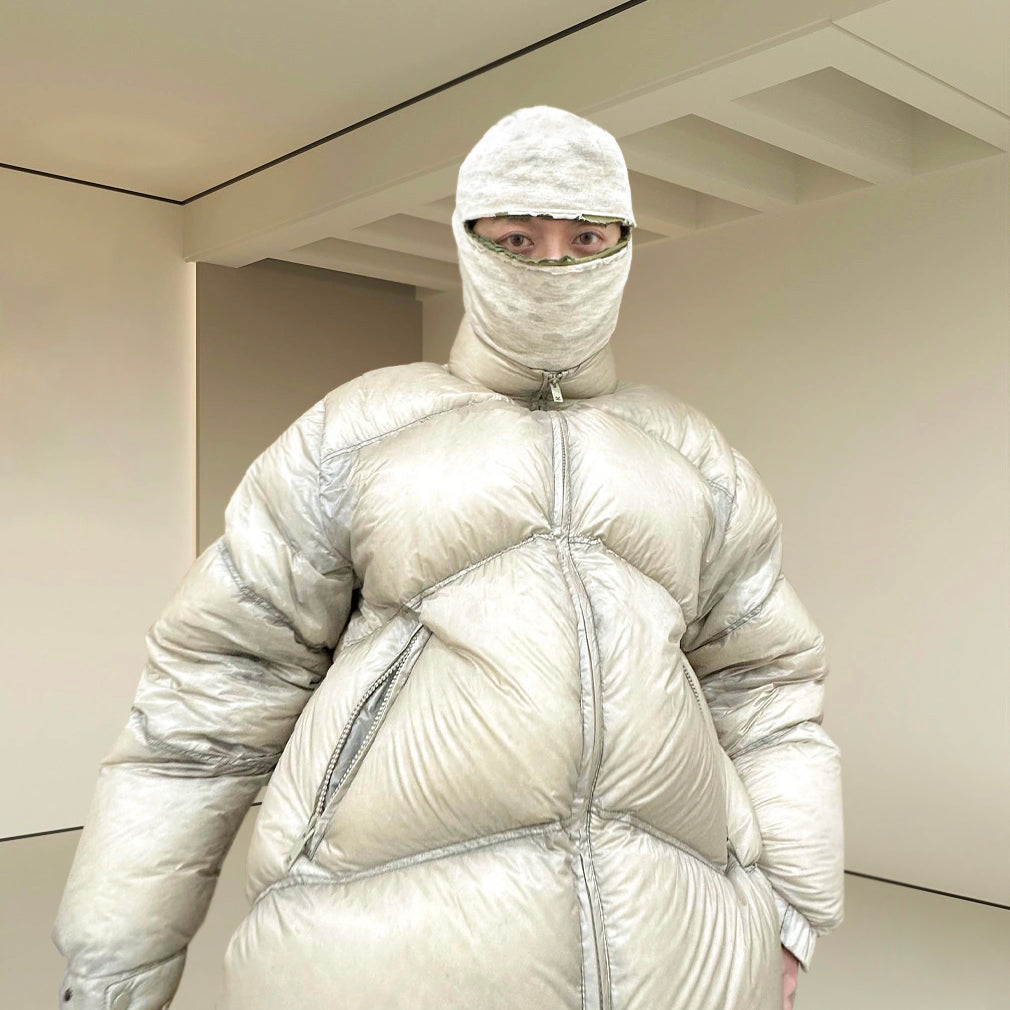 REPRESENT TRACK 24FW White Duck Down Puffer Jacket Coats