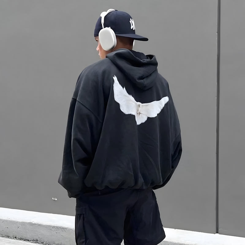Kanye X Peace Dove X GAP Triple Collaboration Heavyweight Loose Hoodie Sweatshirt