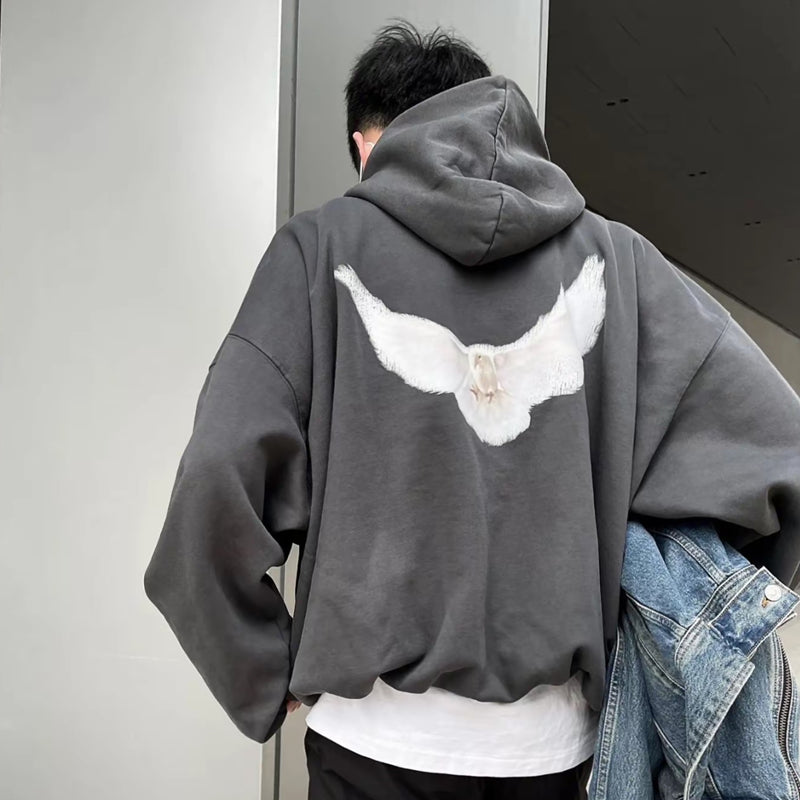 Kanye X Peace Dove X GAP Triple Collaboration Heavyweight Loose Hoodie Sweatshirt