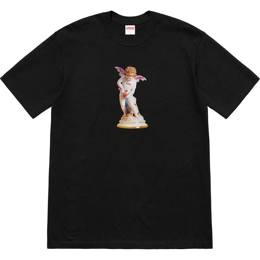 24SS Sup Short-Sleeve T-shirt Retro Unisex 280g Pure Cotton