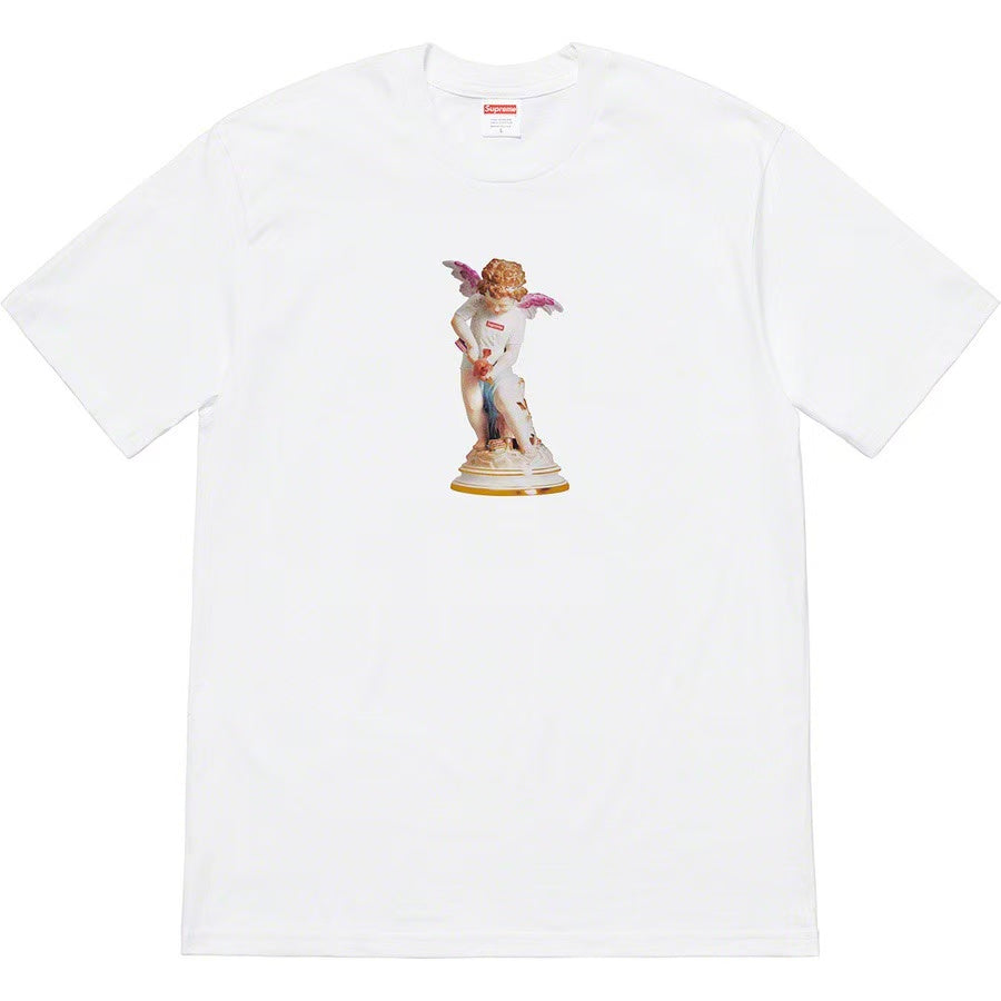 24SS Sup Short-Sleeve T-shirt Retro Unisex 280g Pure Cotton