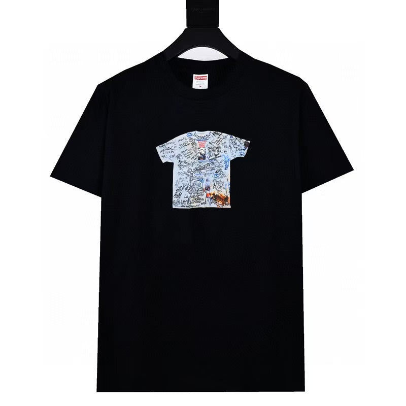 24SS Sup Short-Sleeve T-shirt Retro Unisex 280g Pure Cotton