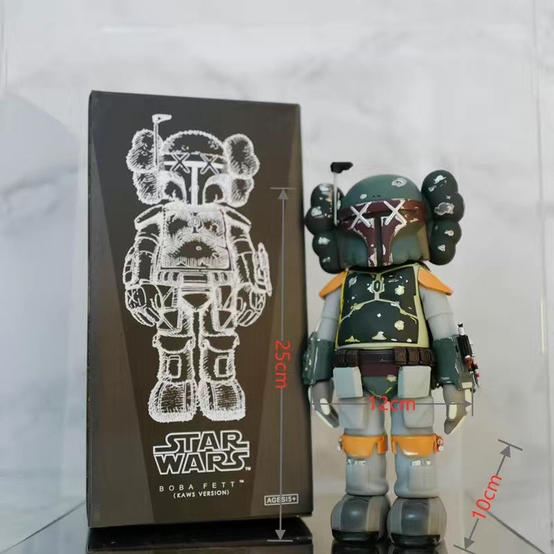 KAWS Figurine Collectible: Toy Handheld Ornament KAWS Covered Face Sesame Street - Bobo