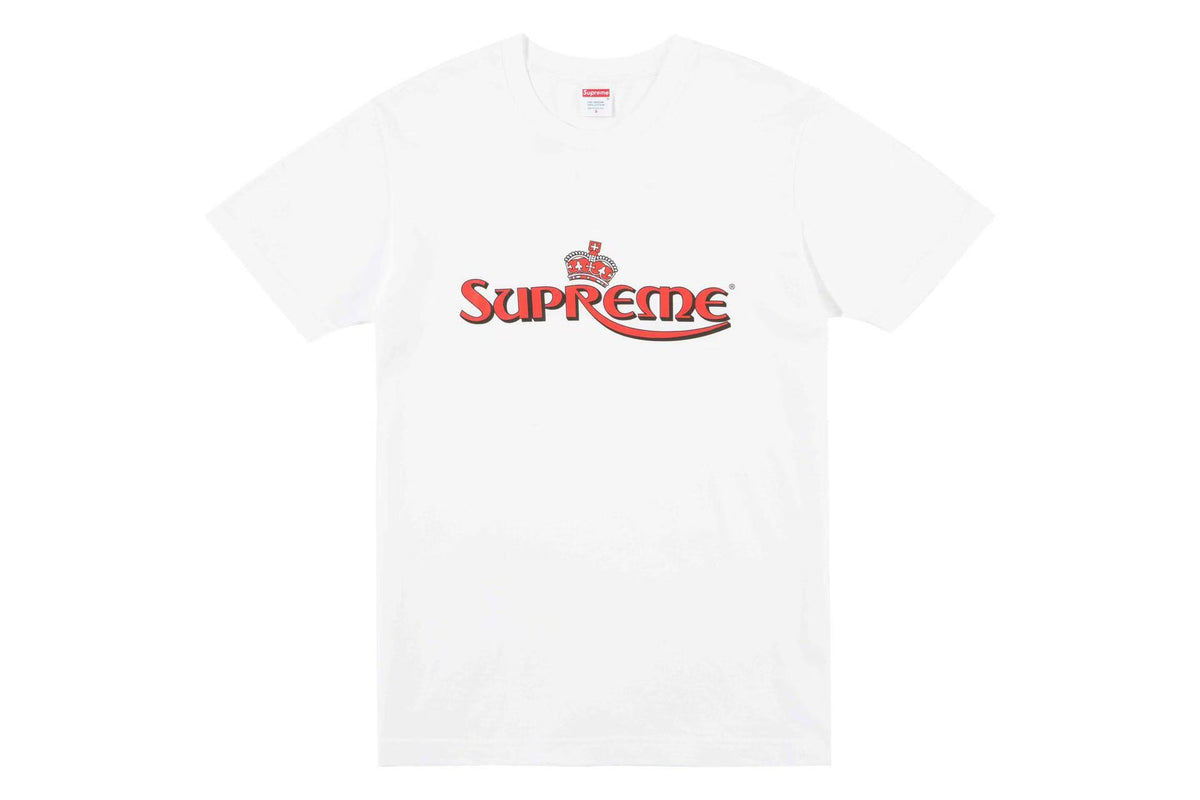24SS Sup Short-Sleeve T-shirt Retro Unisex 280g Pure Cotton