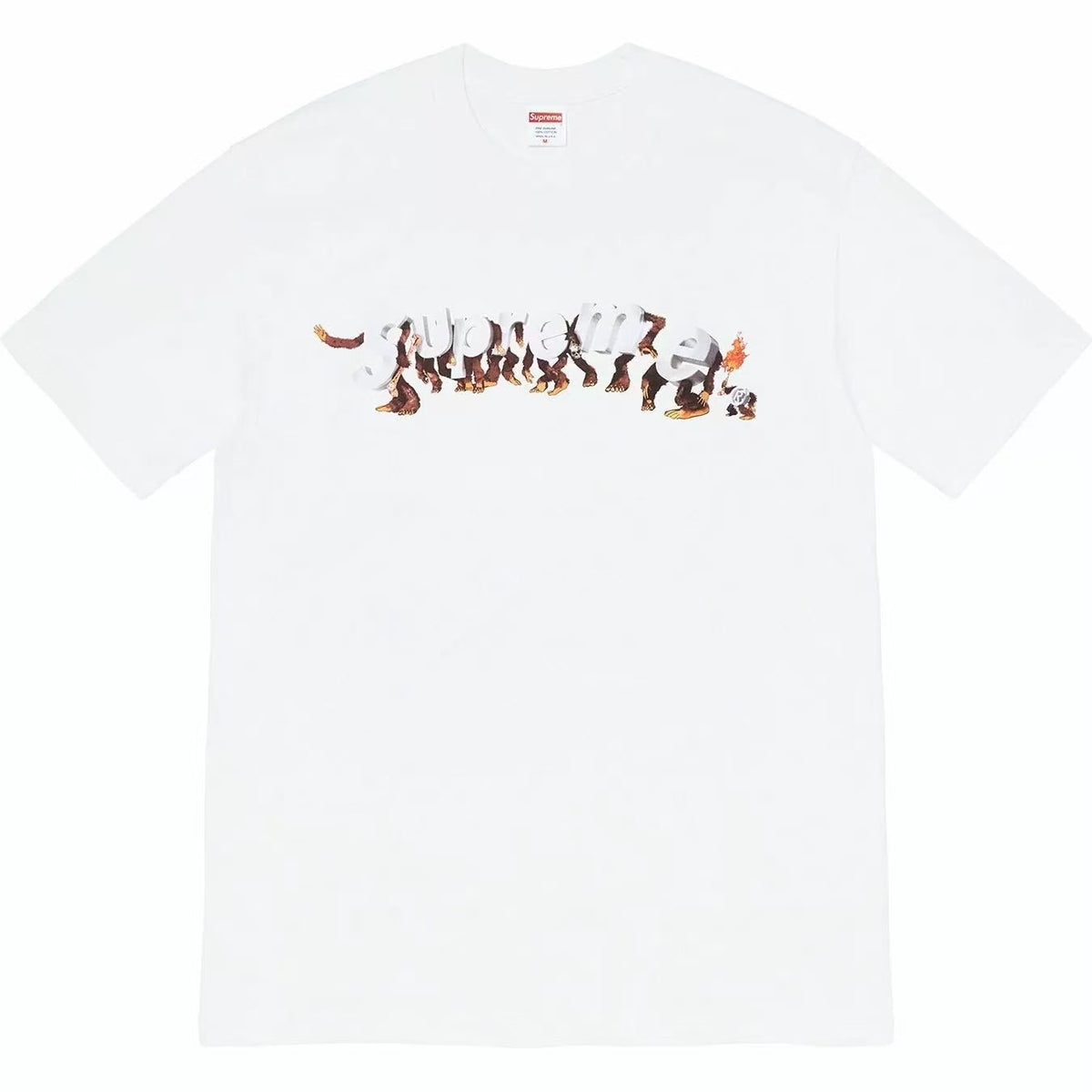 24SS Sup Short-Sleeve T-shirt Retro Unisex 280g Pure Cotton