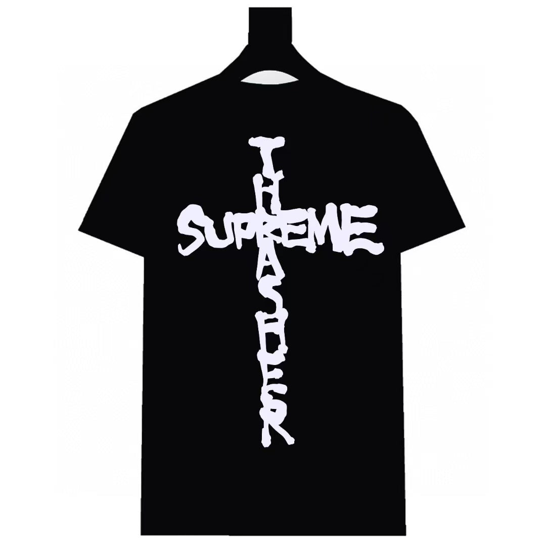 24SS Sup Short-Sleeve T-shirt Retro Unisex 280g Pure Cotton