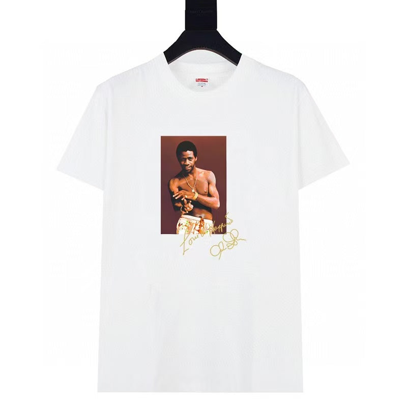 24SS Sup Short-Sleeve T-shirt Retro Unisex 280g Pure Cotton
