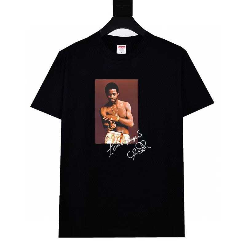 24SS Sup Short-Sleeve T-shirt Retro Unisex 280g Pure Cotton