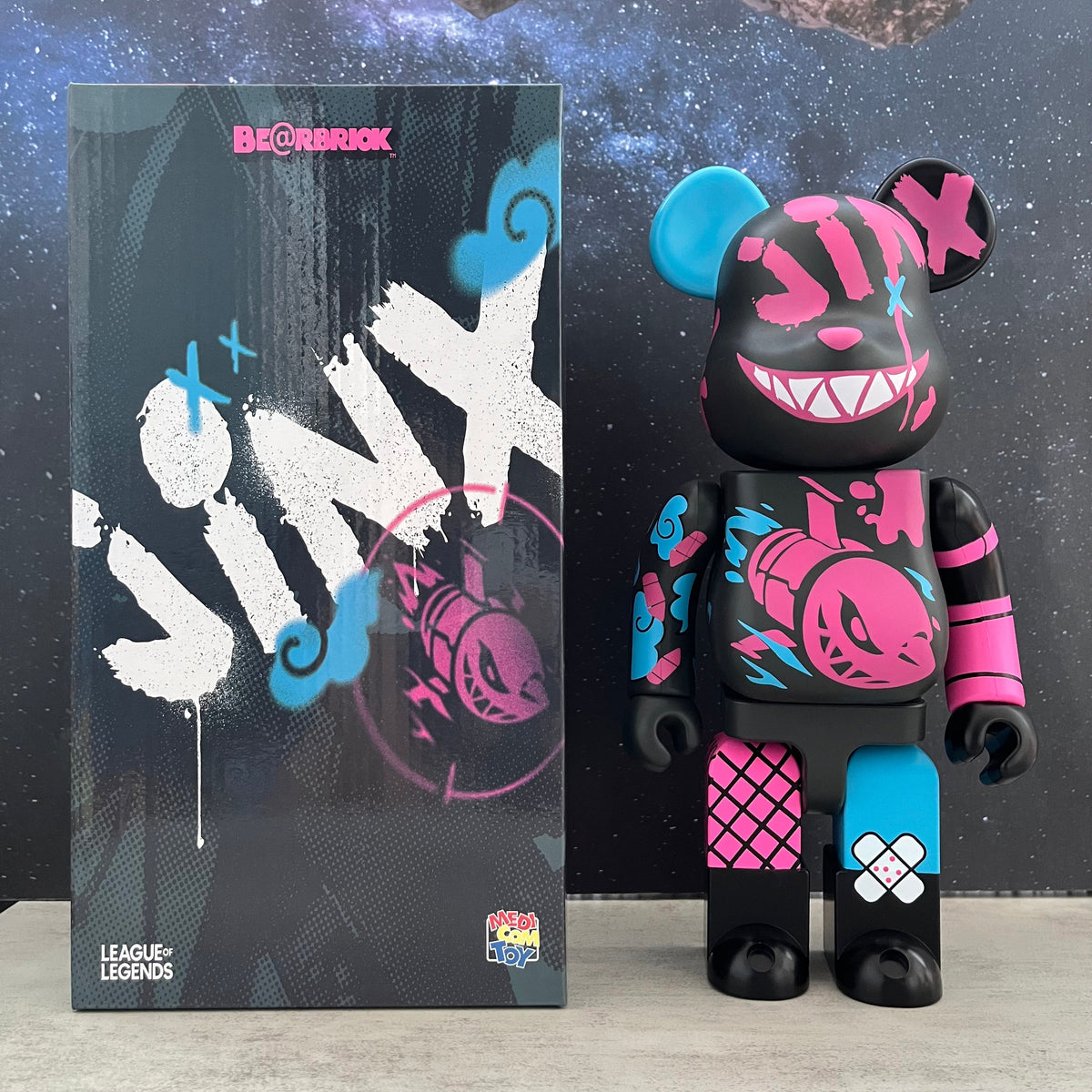 BE@RBRICK 400% Bluetooth Speaker Building Block Violent Bear Collectible Figure