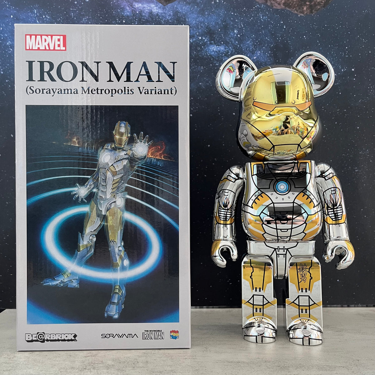 BE@RBRICK 400% Building Block Violence Bear Collectible Toy Action Figure