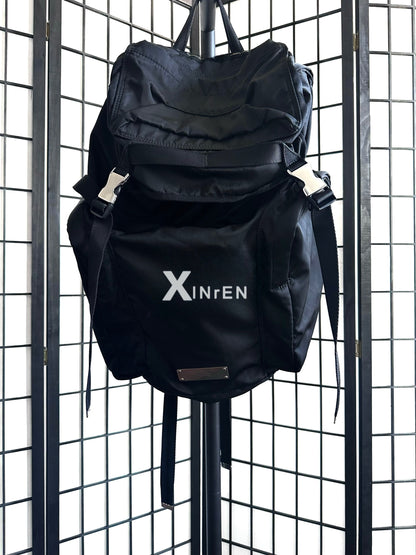 XINrEN Limited Edition Undercover Classic Nylon Parachute Backpack - Black - Nylon Black