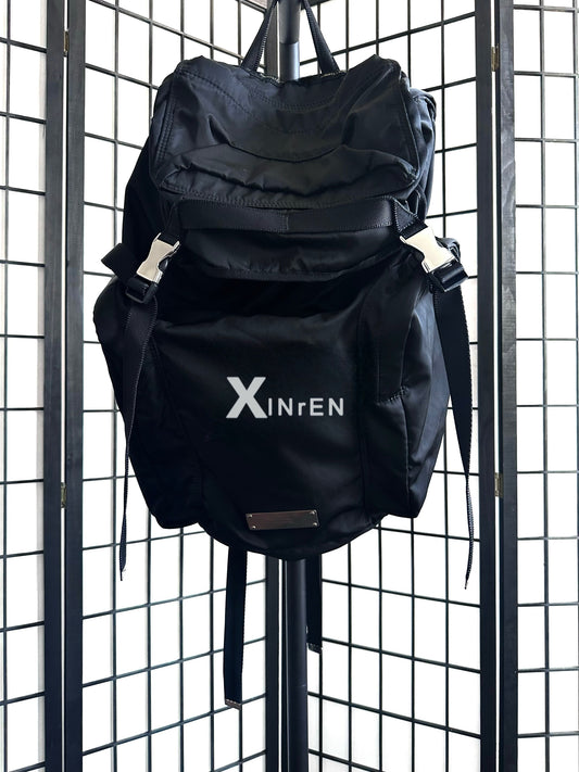 XINrEN Limited Edition Undercover Classic Nylon Parachute Backpack - Black - Nylon Black