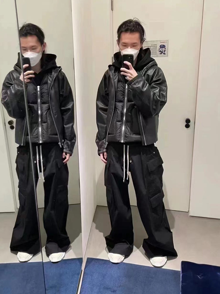 Jarvis Trousers Rick Owens acbt Woodcut Wide-leg Work Pants Flared Trousers - Size S 46 M 48 L 50