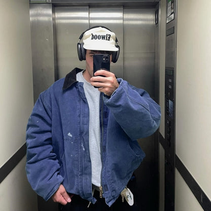 J22/J02 Carhartt Washed Detroit Jacket Vintage Cotton Coats