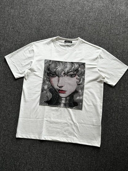 Online Remake Berserk Manga Griffith T-Shirt Anime Handmade Streetwear