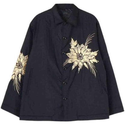 Yohji SYTE Nylon Lightweight Embroidered Floral Loose Jacket Coat - Size avaliable S~XL