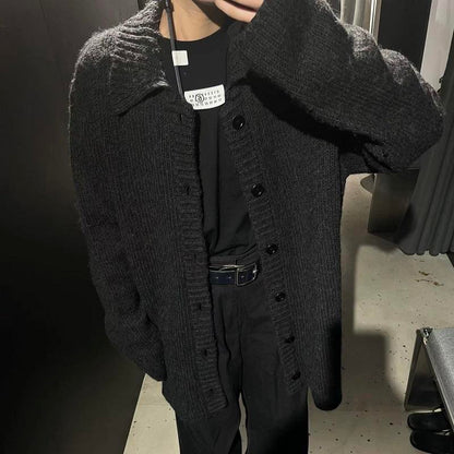 OUR LEGACY 23FW Wool Blend Pilled Knit Cardigan Jacket Unisex Cleanfit
