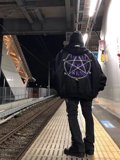 VETEMENTS Heavyweight 17FW TFD Pentagram Bomber Jacket - Oversized Homme Fit