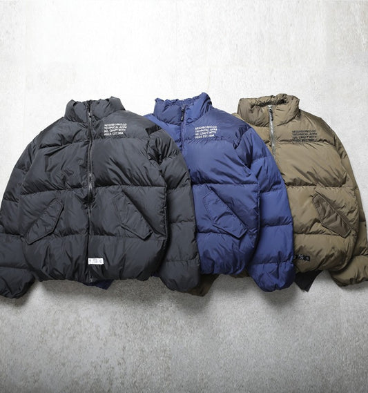 NEIGHBORHOOD Jacket Embroidered Casual Down Long-Sleeve 90% Down Coats