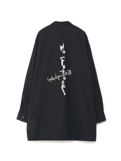 Yohji Yamamoto Dark ’NO FUTURE’ Print Edition Shirt Unisex Couple’s