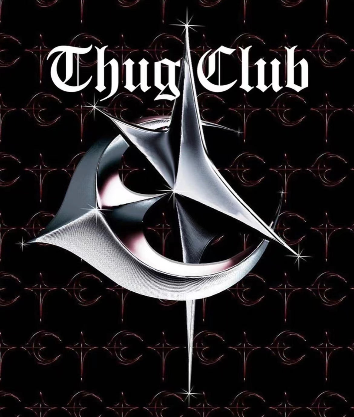 Thug Club ’Drip’ Puffer Jacket - PU Leather Opium Outerwear